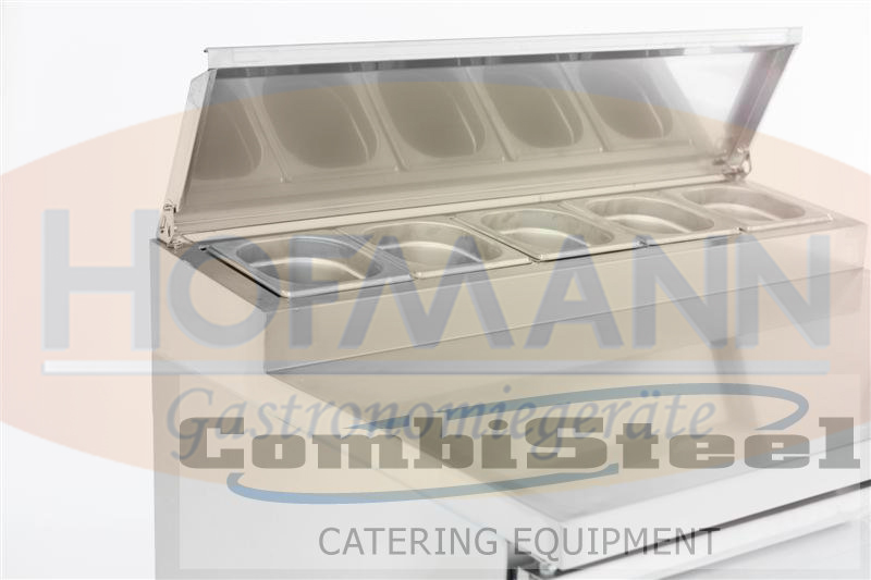 Saladette, 2 Türen, Motor unten, 5x1/6 GN, 903x700x1006