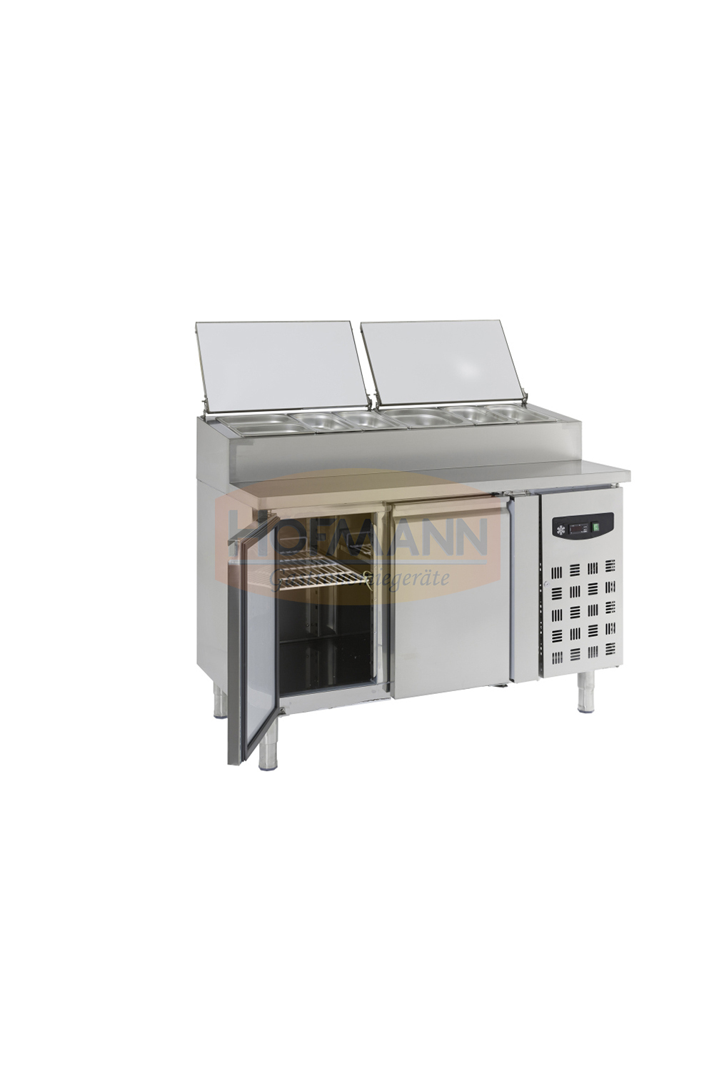 Saladette, 2 Türen, 6x1/3 GN, 1360x700x1085