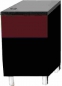 Kassentisch mit Schubladen, 500x850x850