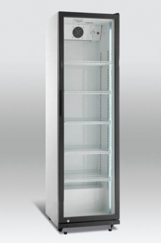 Kühlschrank anzeigen, Schwarz, Glastür