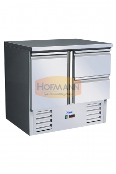 Cooled Workingtable Model VIVIA S 901 S/S TOP 2 x 1/2