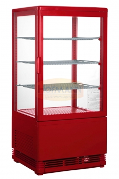 Mini-Kühlvitrine mit Umlufkühlung, 70 Ltr., 430x380x880