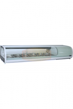 Sushivitrine, 6x 1/3 GN, 1579x420x265