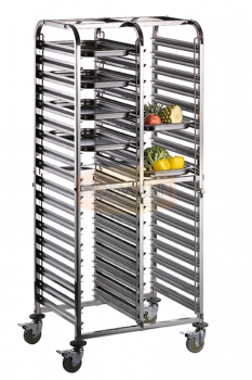 Regalwagen für 1/1 GN-Behälter, 750x555x1735