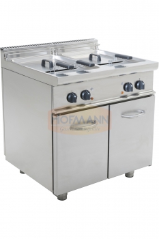 Elektrofritteuse 2x 13 Ltr., 800x700x850