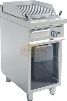 Gas Lava Rock Grill with open stand Model E7/BS1BA