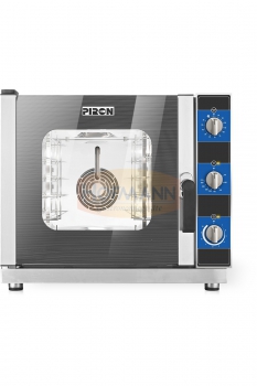 Heißluftofen mit Beschwadung, 2/3 GN, 230 V / 1 Ph / 4,3 kW / 19 A oder 400 V / 3 Ph / 4,3 kW / 2 x 9,5 A, 700x715x615