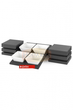 Selbst-Service Buffet, 4 Schalen, 910x490x170