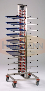 Tablett Träger für Teller Regal Trolly