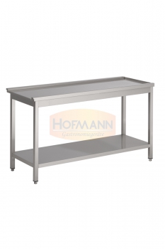 Abfuhrtisch Grundboden, 1000x720x900, links