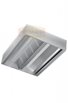 Induktion Zentralhaube, mit Filter, 4000x1800x600