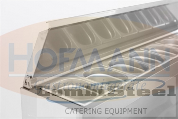 Saladette, 3 Türen, Motor unten, 7x1/1 GN, 1368x700x1006