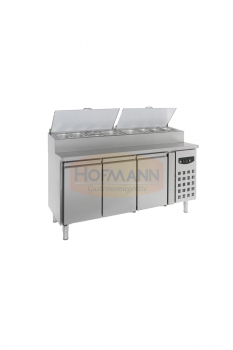Saladette, 3 Türen, 8x1/3 GN, 1795x700x1085