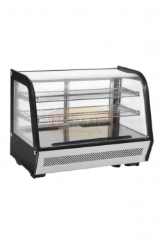 Warmvitrine, +30 / +90º C, 120l, 2 Roste, 678x568x670