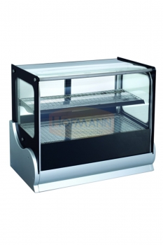 Warmvitrine, Tischmodell, +40 / +70° C, 140l, 900x540x790
