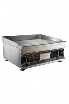 Tisch-Grillplatte, elektrisch, gerillt, 600x520x310