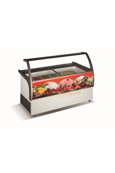 Speiseeisvitrine Curacao, 454-10x5 ltr., -22/-15° C, 1457x858x1257