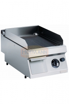 Tisch-Grillplatte, Gas, gerillt, 400x700x250
