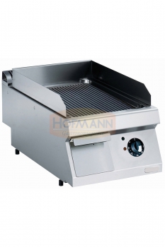 Tisch-Grillplatte, elektrisch, gerillt, 400x700x250