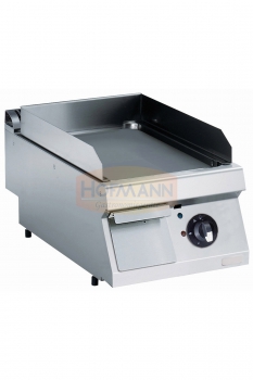 Tisch-Grillplatte, elektrisch, Chrom glatt, 400x700x250