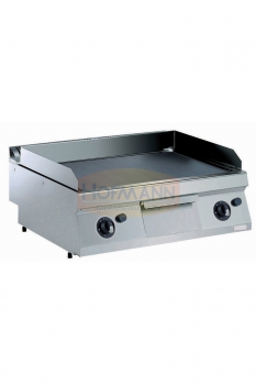 Tisch-Grillplatte, Gas, flach, glatt, 800x700x250