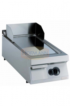 Tisch-Grillplatte, Gas, Chrom glatt, 400x900x250