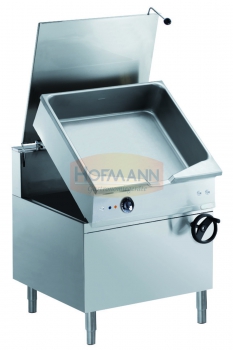 Kippbratpfanne, Gas, 230V/21kW, 80 Ltr., 800x900x850