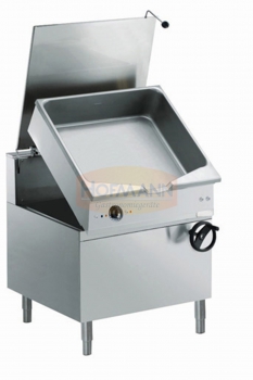 Kippbratpfanne, Gas, 230V/27kW, 100 Ltr., 1000x900x850