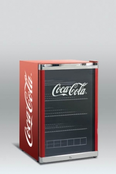 Gastronomiegeräte-Hofmann-Coca-Cola Kühlschrank, 115 Ltr, 4 Rosten, 4/+12  C, 540x565x840
