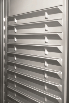 Edelstahl-Kühlschrank mit Monoblock-System, 1 Tür, 690x840x2100