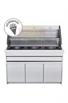 Frittierwanne, 3 x 18 kW, 1490x975x1552