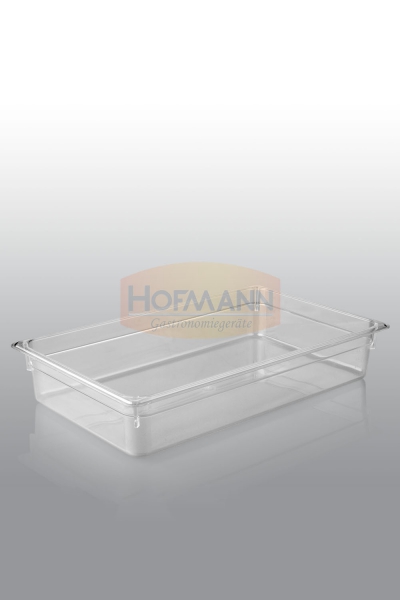 Gastronormbehälter Polycarbonat 1/1 GN 100 mm tief -40 °C bis +99 °C
