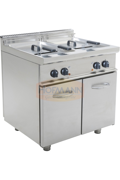Elektrofritteuse 2x 13 Ltr., 800x700x850