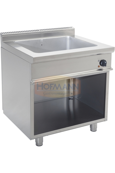 Bainmarie, mit offenem Unterbau, 2/1 GN, 800x700x850