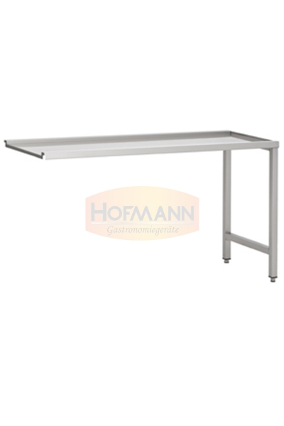 Abfuhrtisch zwei Beine, 700x720x900, links