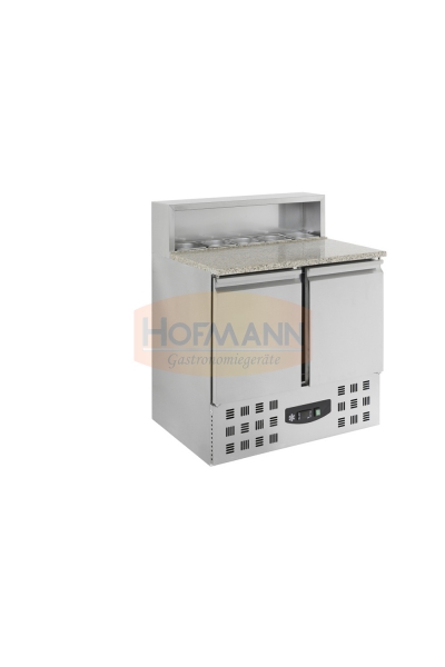 Pizzatisch 2 Türen, +2 / +8°, 903x700x1090, 2x1/1 GN