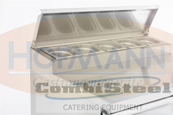Saladette, 2 Türen, Motor unten, 5x1/6 GN, 903x700x1006