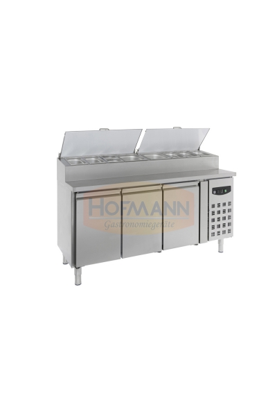 Saladette, 3 Türen, 8x1/3 GN, 1795x700x1085