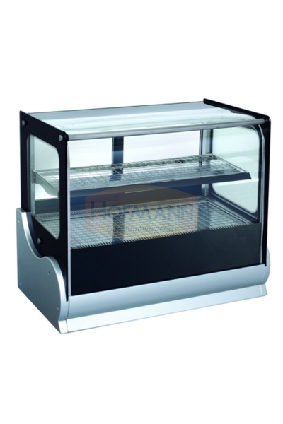 Warmvitrine, Tischmodell, +40 / +70° C, 140l, 900x540x790