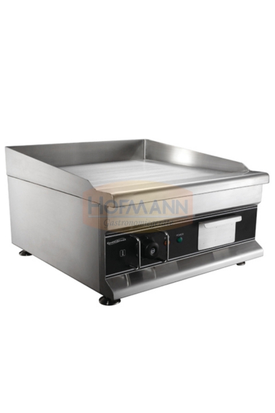 Tisch-Grillplatte, elektrisch, Chrom glatt, 500x520x310
