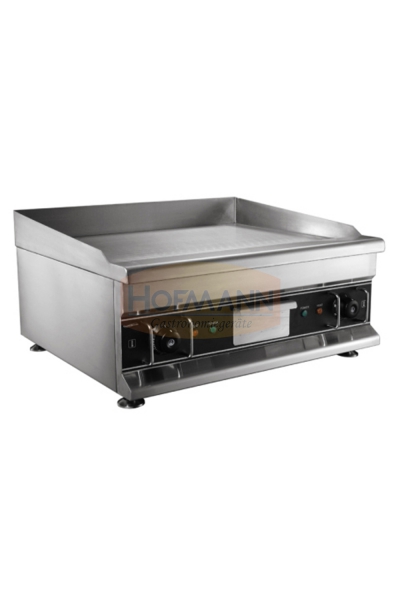 Tisch-Grillplatte, elektrisch, gerillt, 600x520x310