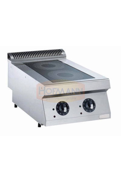 Tisch-Induktion Elektroherd, 2 Platten, 400x700x250