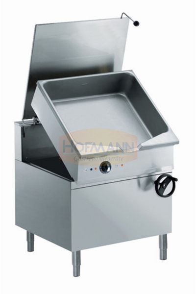 Kippbratpfanne, Gas, 230V/21kW, 80 Ltr., 800x900x850