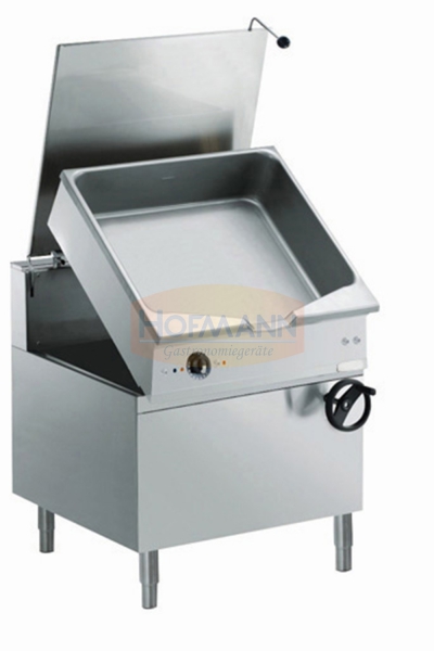 Kippbratpfanne, Gas, 230V/27kW, 100 Ltr., 1000x900x850