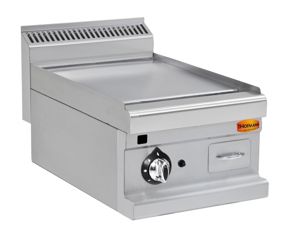 Gas-Grillplatte, glatt, verchromt, 7 kW,  400x600x270