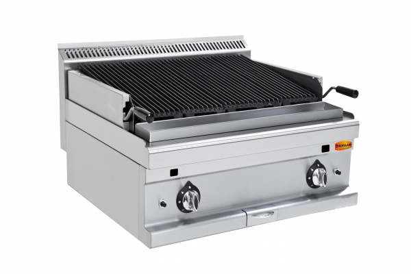 Gas-Lavasteingrill, 14 kW, 600x600x270