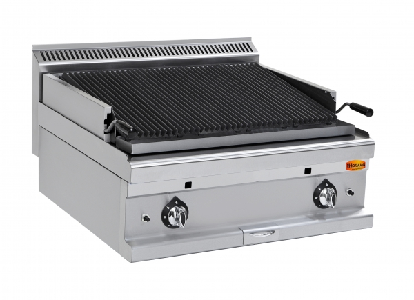 Gas-Lavasteingrill, Tischmodell, 16 kW, 800x700x270