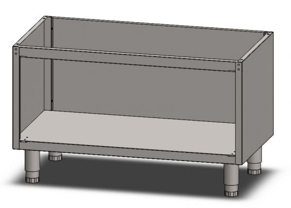 offener Unterbau für Tischgeräte, 1000x560x580