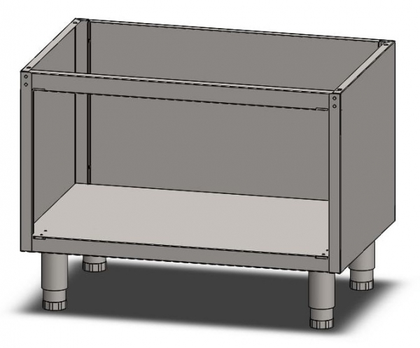 offener Unterbau für Tischgeräte, 800x560x580