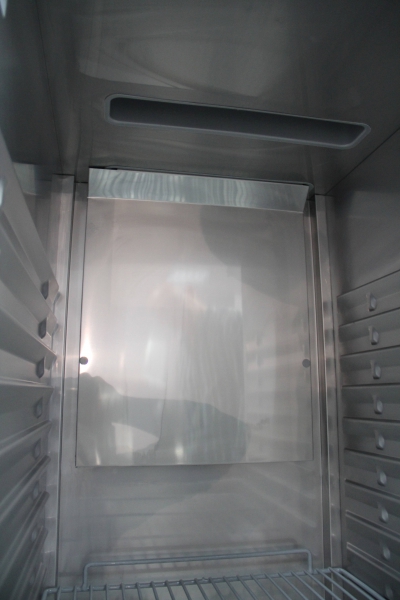 Edelstahl-Kühlschrank mit Monoblock-System, 1 Tür, 690x840x2100
